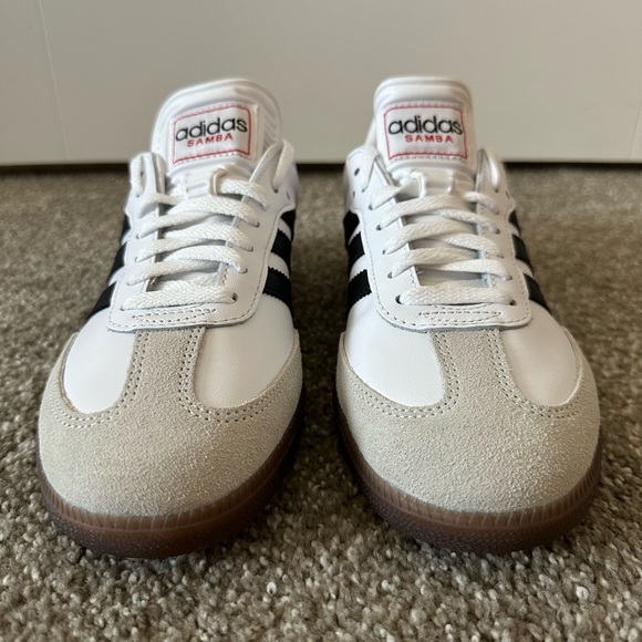 NEW Adidas Samba OG Black/White Shoes Size 7 - Picture 4 of 12